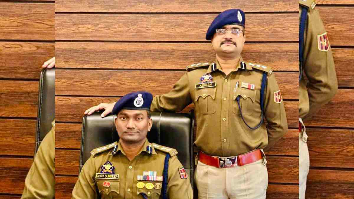 Dr G V Sundeep Chakravarthy assumes charge as SSP Anantnag Dr G V Sundeep Chakravarthy assumes charge as SSP Anantnag