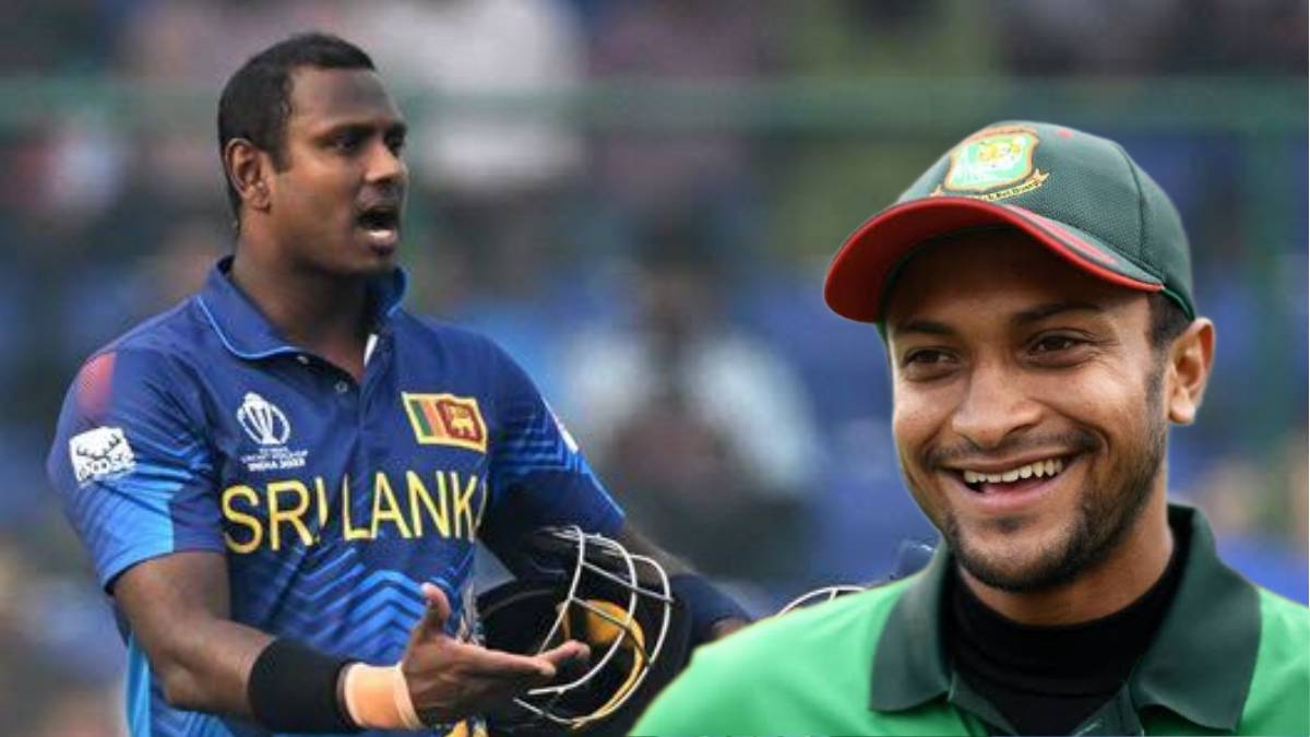 Angelo Mathews becomes first player to be ‘timed out,’ netizens scream at Shakib