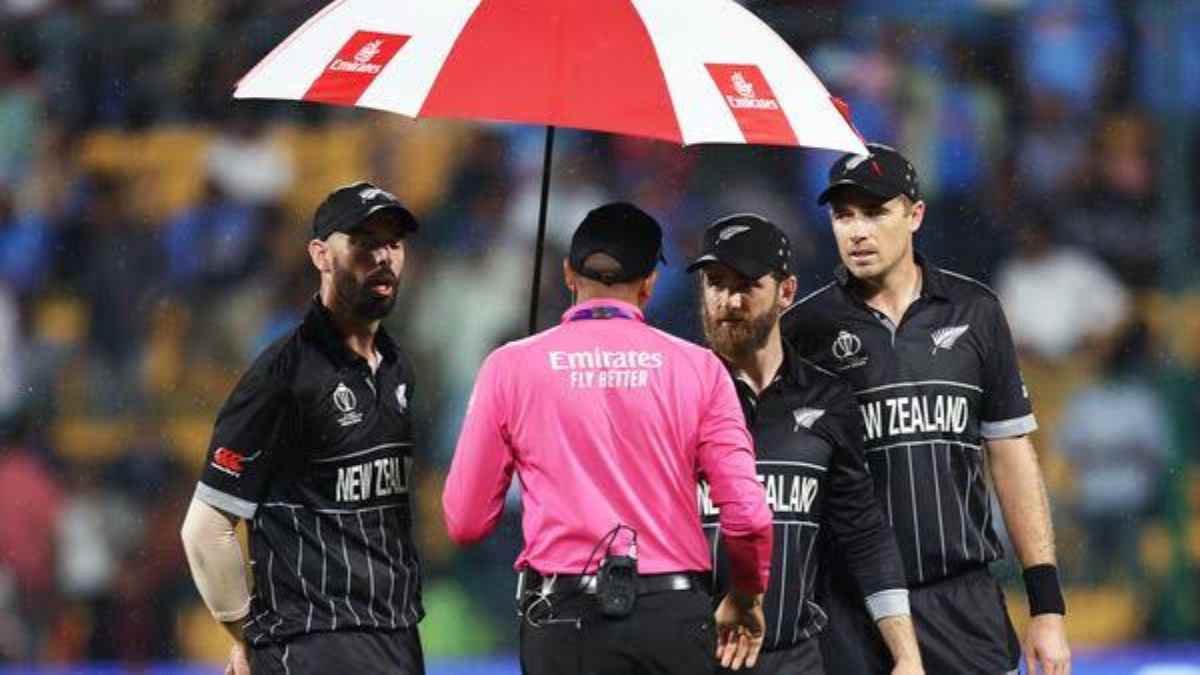 Bengaluru rain threatens New Zealand vs Sri Lanka match, paving the way for Pakistan’s semifinal hopes