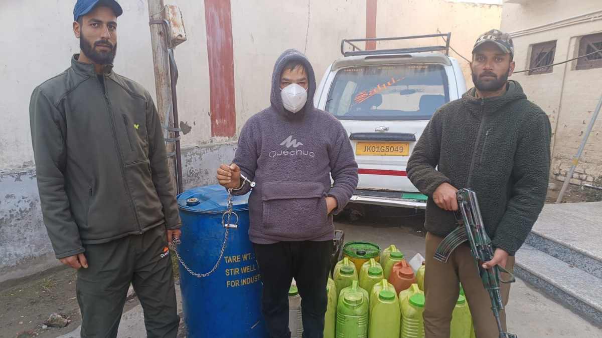Man arrested for black market diesel sales in Tangmarg B’la