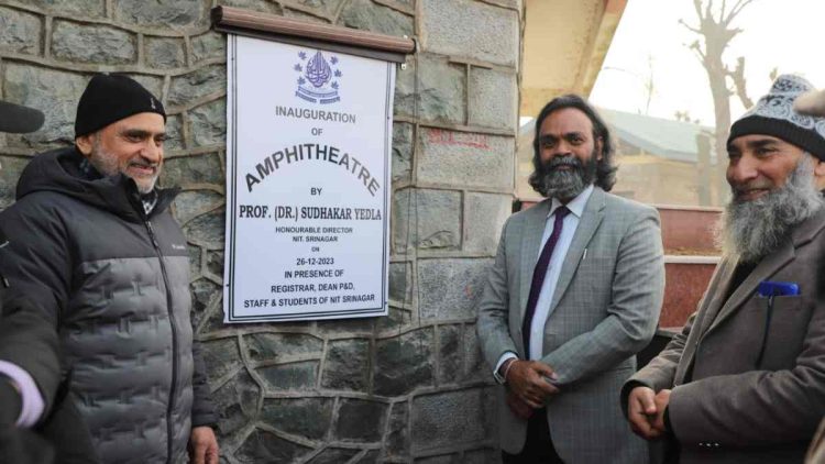 All-round development of students, priority for NIT Srinagar: Director Prof. Yedla All-round development of students, priority for NIT Srinagar: Director Prof. Yedla