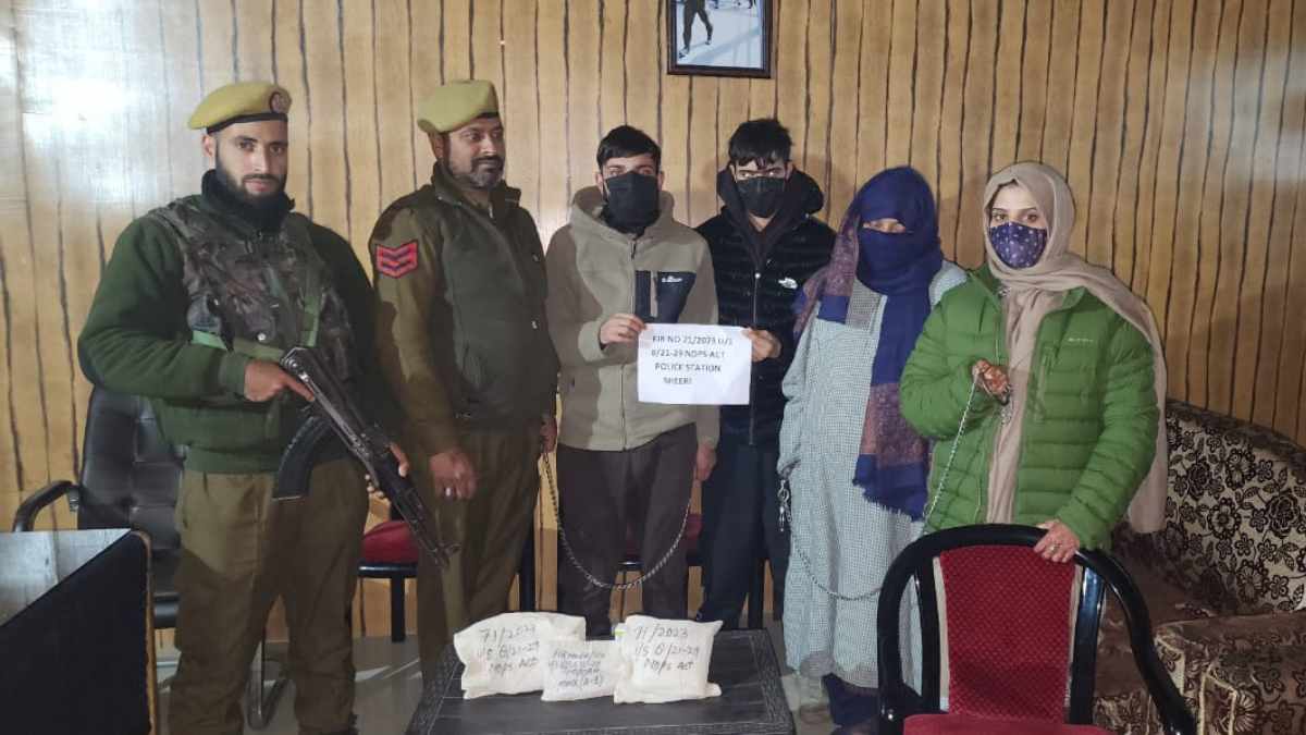 Woman among 3 drug peddlers arrested in Baramulla: police