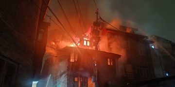 Three residential houses damaged in Srinagar fire incident