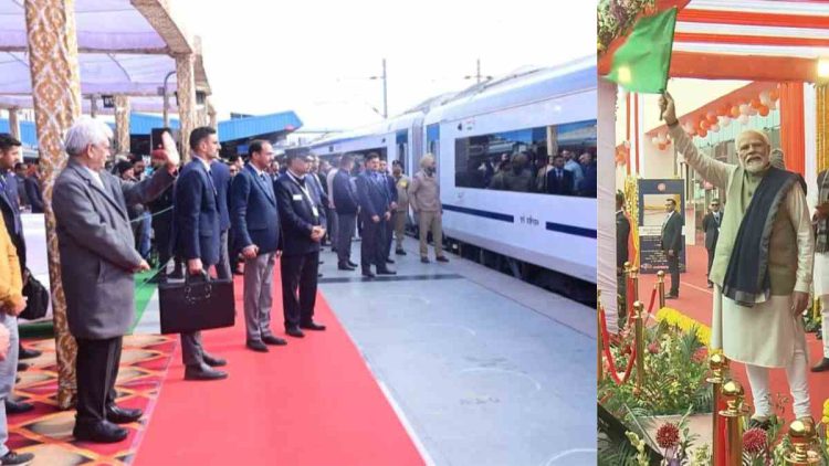 PM flags off 2nd Vande Bharat Train for Shri Mata Vaishno Devi Katra- New Delhi route PM flags off 2nd Vande Bharat Train for Shri Mata Vaishno Devi Katra- New Delhi route