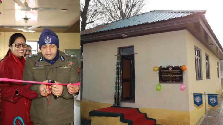 DIG Sujit Kumar inaugurates administrative Block at PPS Bemina Sgr DIG Sujit Kumar inaugurates administrative Block at PPS Bemina Sgr