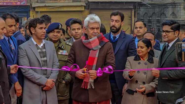 LG inaugurates revamped Old Habba Kadal Bridge on river Jhelum in Shehr-e-Khaas