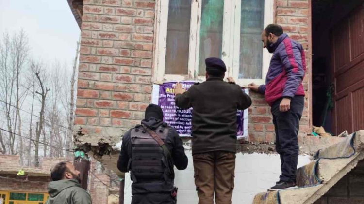 Residential house of OGW attached in Budgam: Police