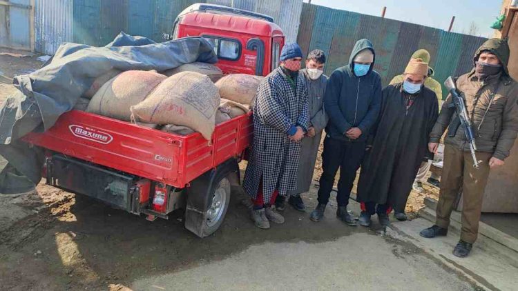 8 quintals of illegally procured rice siezed in Budgam, 04 accused arrested: Police