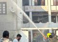 Residential house, Vasanta girls high school partially damaged in Kralkhud blaze Residential house, Vasanta girls high school partially damaged in Kralkhud blaze
