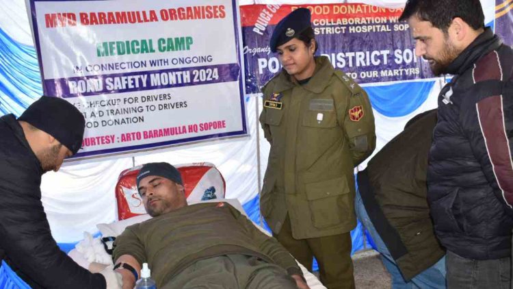 Blood Donation Camp organized at DPL Sopore