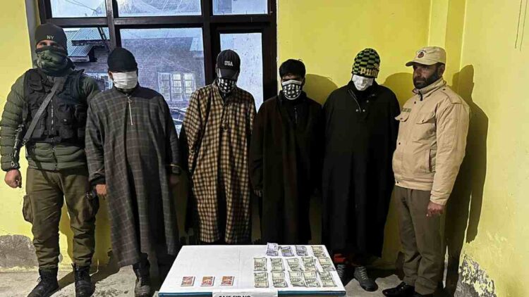 Four gamblers arrested in Safapora Gbl: police