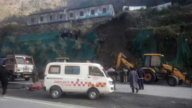 Man dies after hit by debris in Ramban