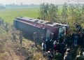 16 people injured as bus overturns in Jammu
