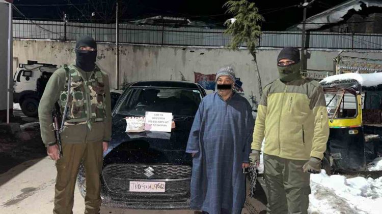 Sopore man arrested with heroin in Shopian