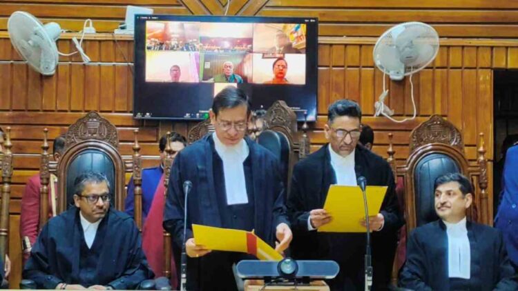 Chief Justice administers oath of office to Justice Mohd. Yousuf Wani