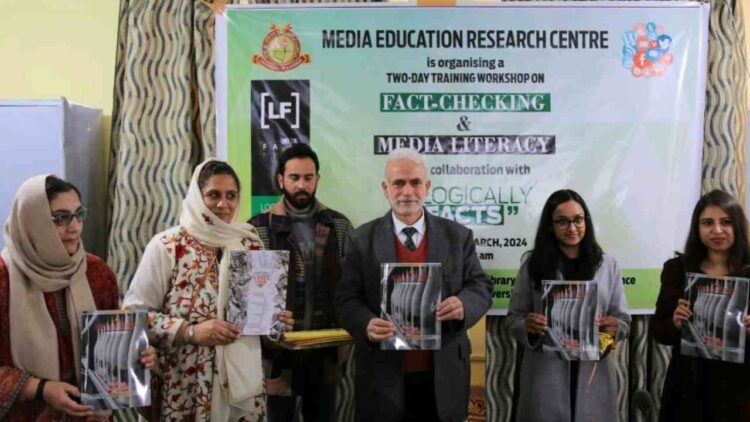 Two days National Workshop on “Fact-Checking and Media Literacy” begins at MERC, KU