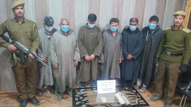 6 gamblers arrested in Baramulla: Police