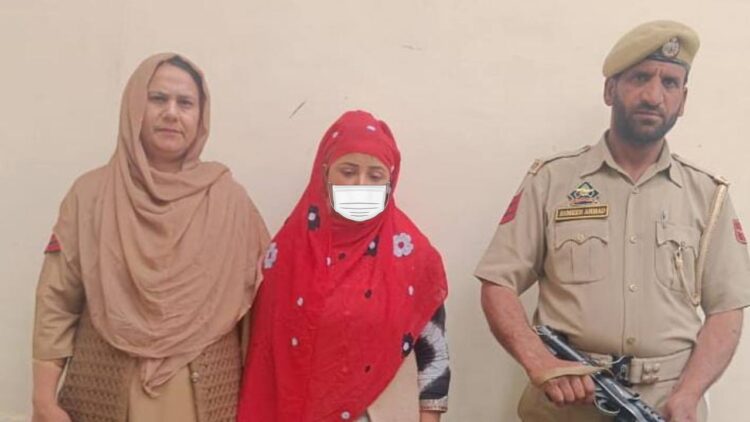 Lady drug smuggler booked under PIT NDPS Act in Baramulla