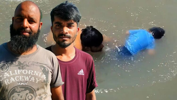 Heroic act saves life of 4-yr-old child from drowning in river Jhelum at Safa Kadal