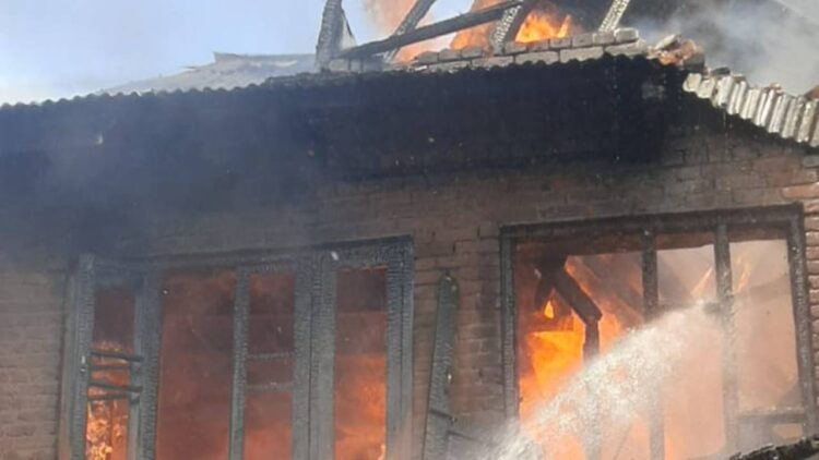 Two residential houses damaged in Srinagar fire incident