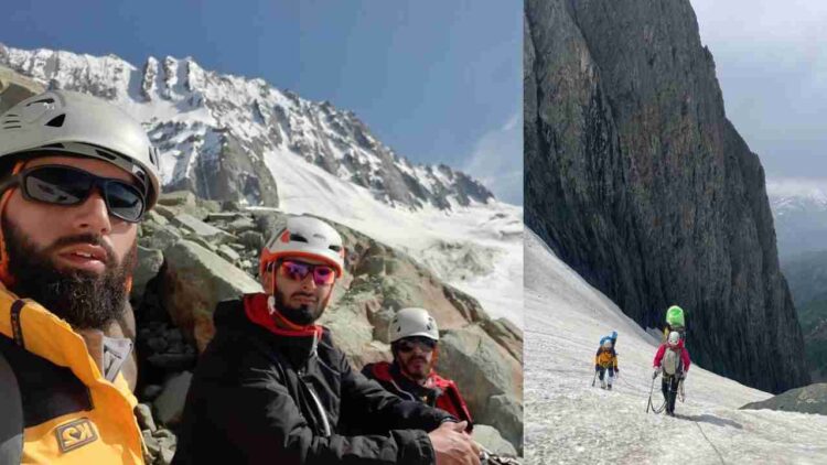 Three climbers from Kashmir conquer Thajiwas Valley's Umbrella Peak after 79 years Three climbers from Kashmir conquer Thajiwas Valley’s Umbrella Peak after 79 years