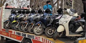 Over 3000 Vehicles Seized in Last 9 Days in Srinagar