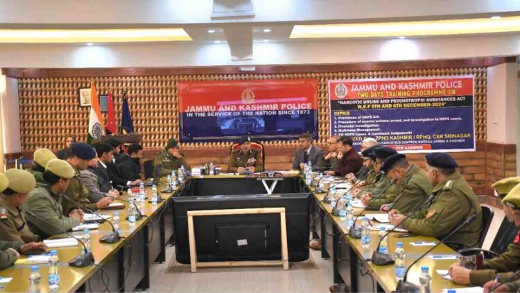 IGP Kashmir Inaugurates Two-Day Training Programme on NDPS Act to Strengthen Fight Against Drug Menace