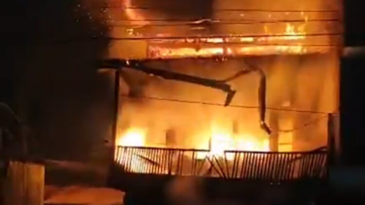 Fire Breaks Out in Noorbagh Sgr