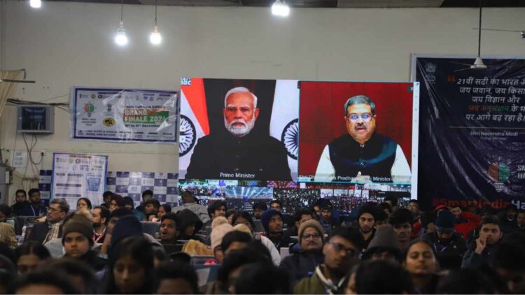 PM Modi Interacts With Innovators via Video Conferencing at NIT Srinagar