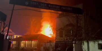 Masjid Gutted in Rajbagh Blaze