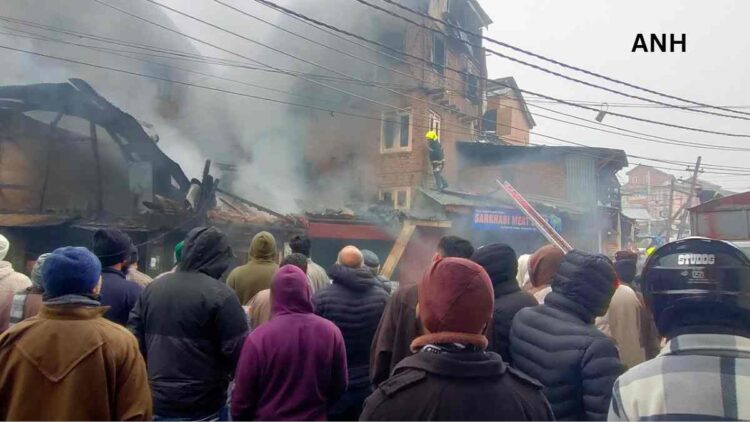 Fire Damages Four Residential Structures, Three Shops in Nowhatta Sgr Fire Damages Four Residential Structures, Three Shops in Nowhatta Sgr