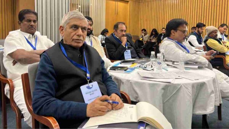 MLA Nizamuddin Bhat Advocates for J&K’s Financial Autonomy at Delhi Workshop