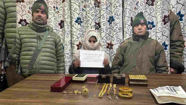 Maid Arrested in Srinagar Theft Case, Stolen Items Recovered: Police