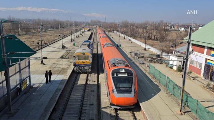 Vande Bharat Express Completes Trial Run to Srinagar