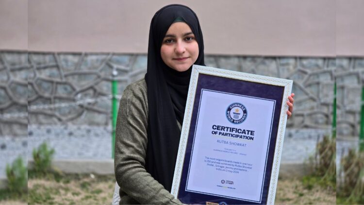 After Winning 60 Medals in Martial Arts, Srinagar Girl Achieves Guinness World Record