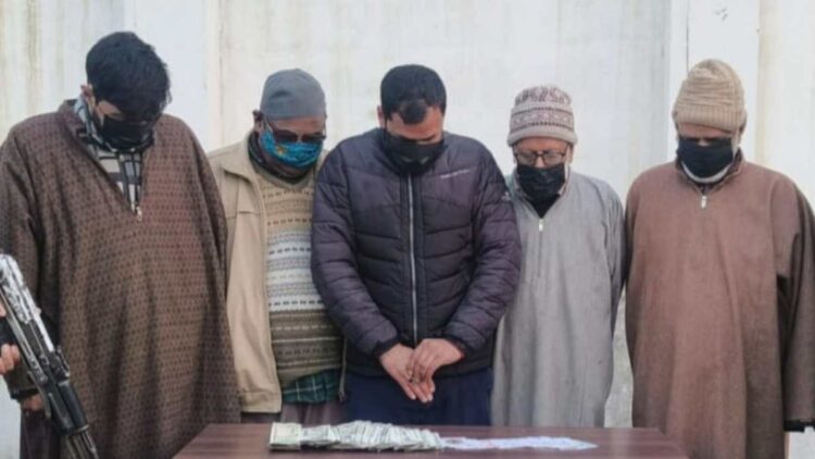Five Gamblers Arrested in Budgam Five Gamblers Arrested in Budgam