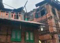 Five Residential Structures Damaged in Srinagar Blaze Five Residential Structures Damaged in Srinagar Blaze