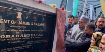 CM Omar Abdullah Inaugurates Akhal-Kangan Bridge in Ganderbal