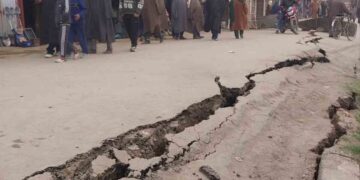 Hajin Road Along Jhelum Develops Cracks, Causing Fear Among Locals