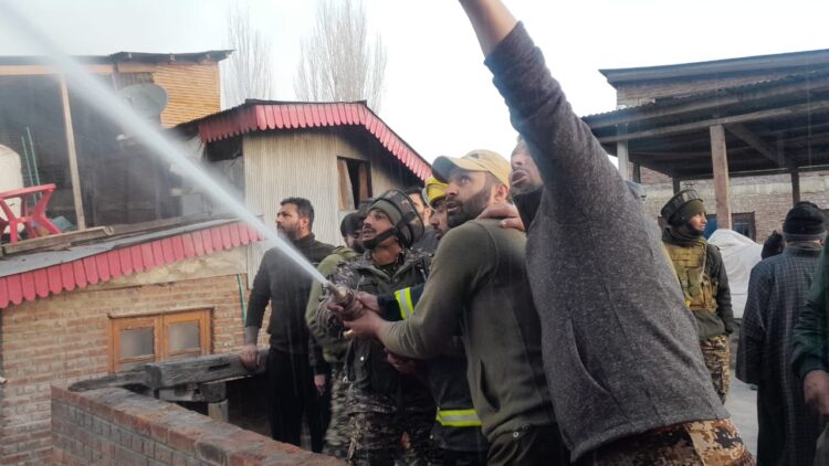 Several Residential Houses Damaged in Shaheed Gunj Blaze