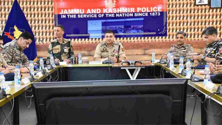 IGP Kashmir Zone Chairs High-Level Security Review Meeting