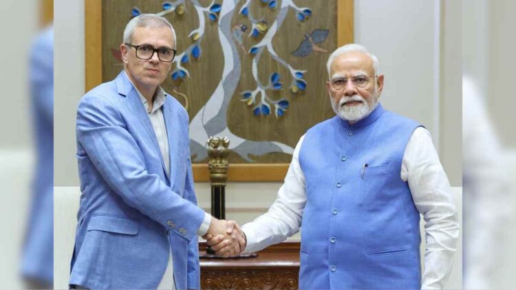CM Omar Abdullah Calls On PM Narendra Modi