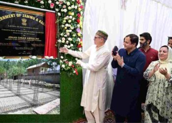 CM Omar Abdullah Unveils Key Development Projects, Lays Foundation For New Works in Ganderbal