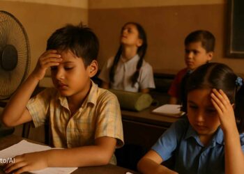 Kids Bear Brunt of Heat as Kashmir Kindergartens Remain Open, Unregulated