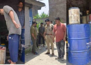 Police Bust Illegal Petroleum Products Trade in Pampore