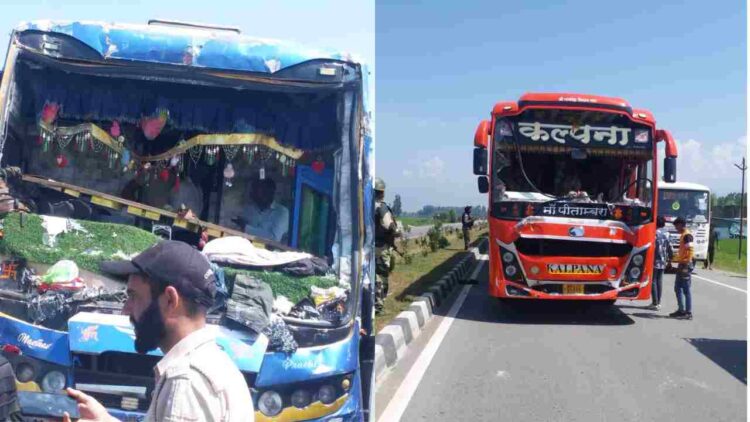 Over 10 Yatra Pilgrims Injured After 3 Vehicles Collide in Kulgam Over 10 Yatra Pilgrims Injured After 3 Vehicles Collide in Kulgam