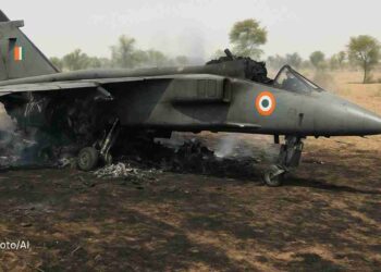 IAF Jaguar Fighter Jet Crashes in Rajasthan