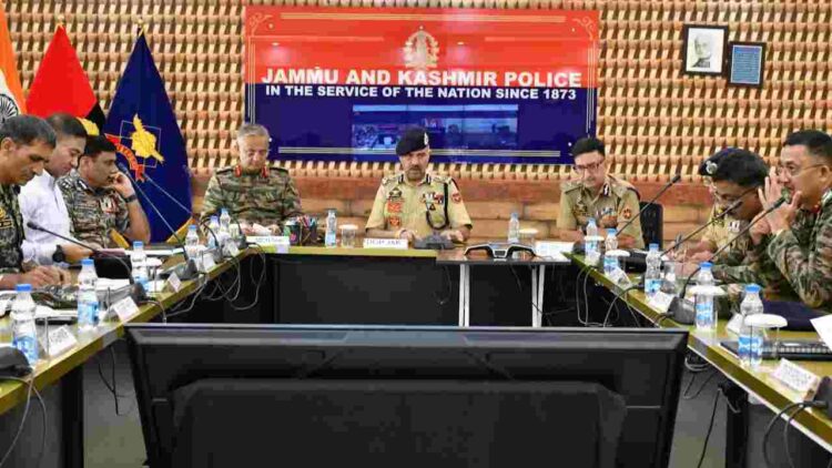 DG-P Chairs Hybrid Security Review Meeting at PCR Kashmir