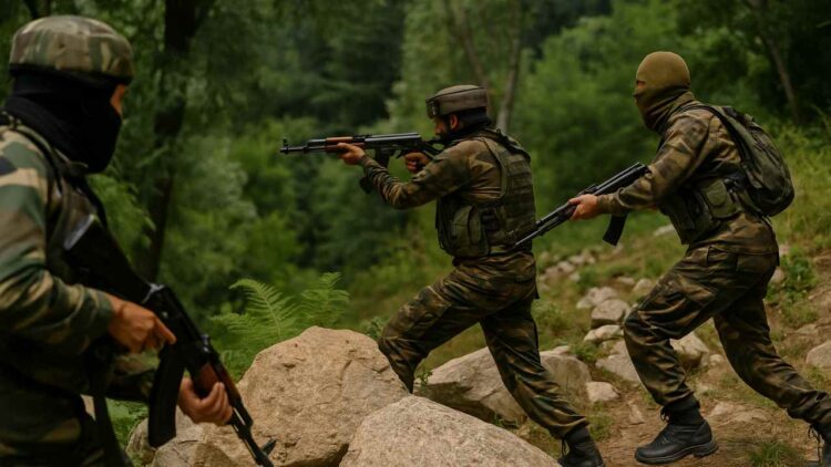 Terrorist Killed, Three Soldiers Including JCO Injured in Kulgam Encounter Three Terrorist Killed in Harwan Encounter