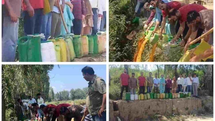Excise Deptt Recovers 380 Ltrs of Lahan, 5 Ltrs of Liquor Around Brick Kilns at Chadoora Excise Deptt Recovers 380 Ltrs of Lahan, 5 Ltrs of Liquor Around Brick Kilns at Chadoora
